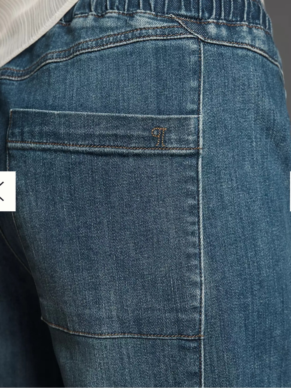 Pilcro Izzie Relaxed Pull-On Barrel Jeans medium - Picture 2 of 13